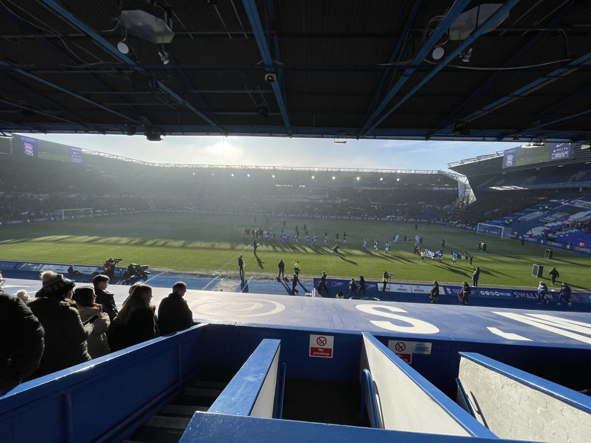 A View from Birmingham City FC’s Players Lounge and Executive Seats