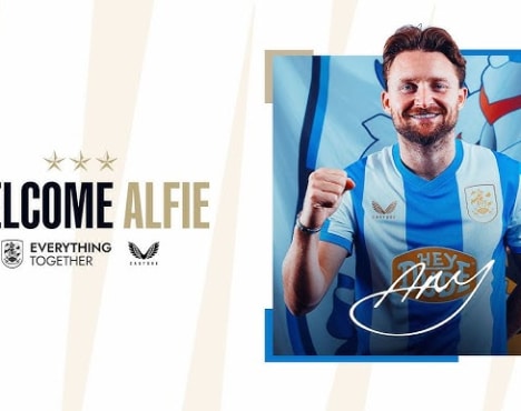 Wishing Alfie May All the Best on His Move to Huddersfield Town