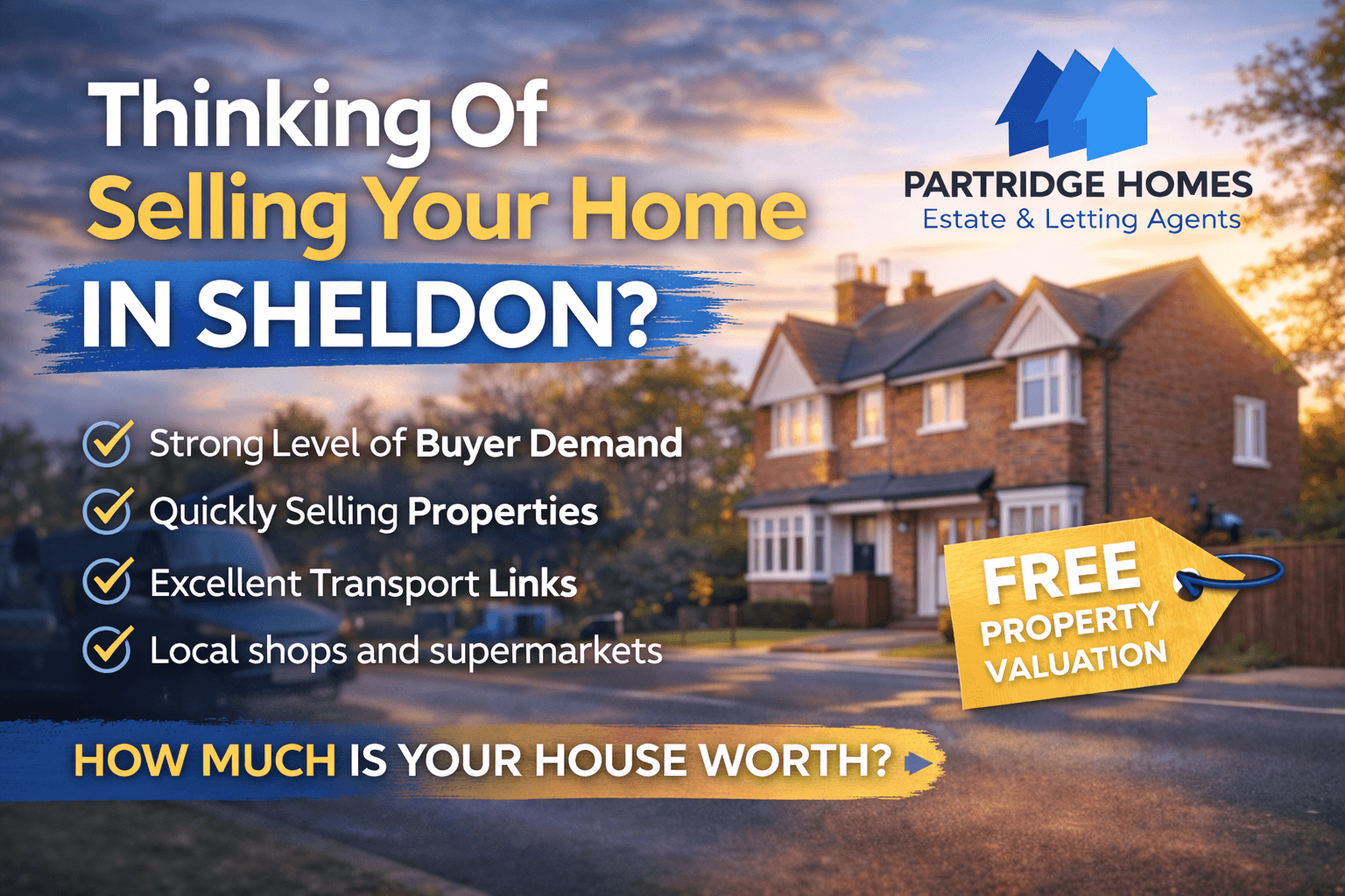 Estate Agents in Sheldon | Thinking Of Selling?
